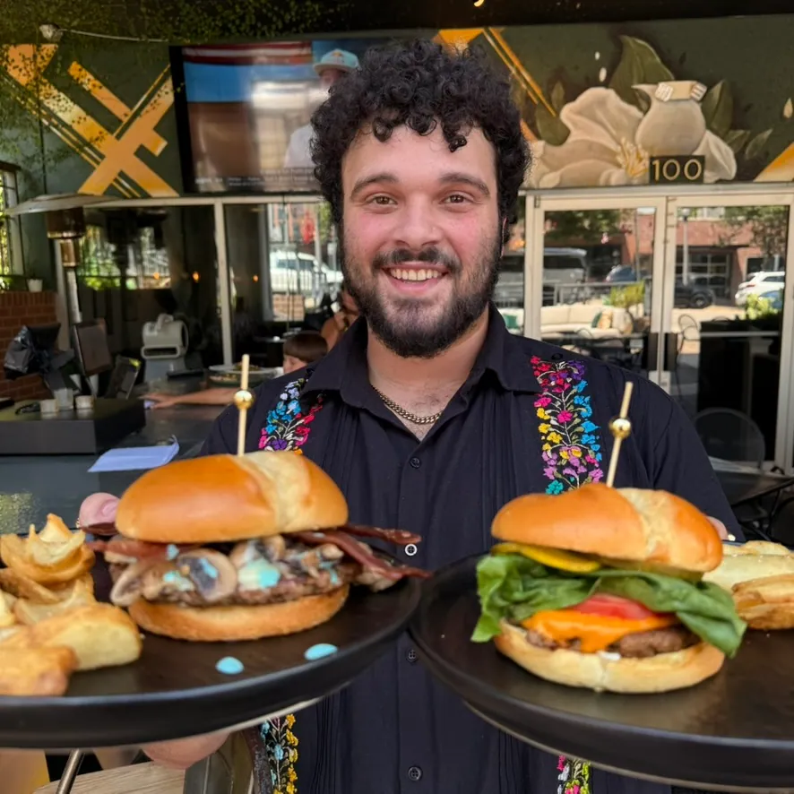 Weekend brunch service at Marian
